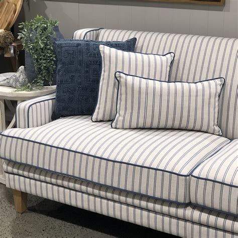 silk Dior pinstripe couch